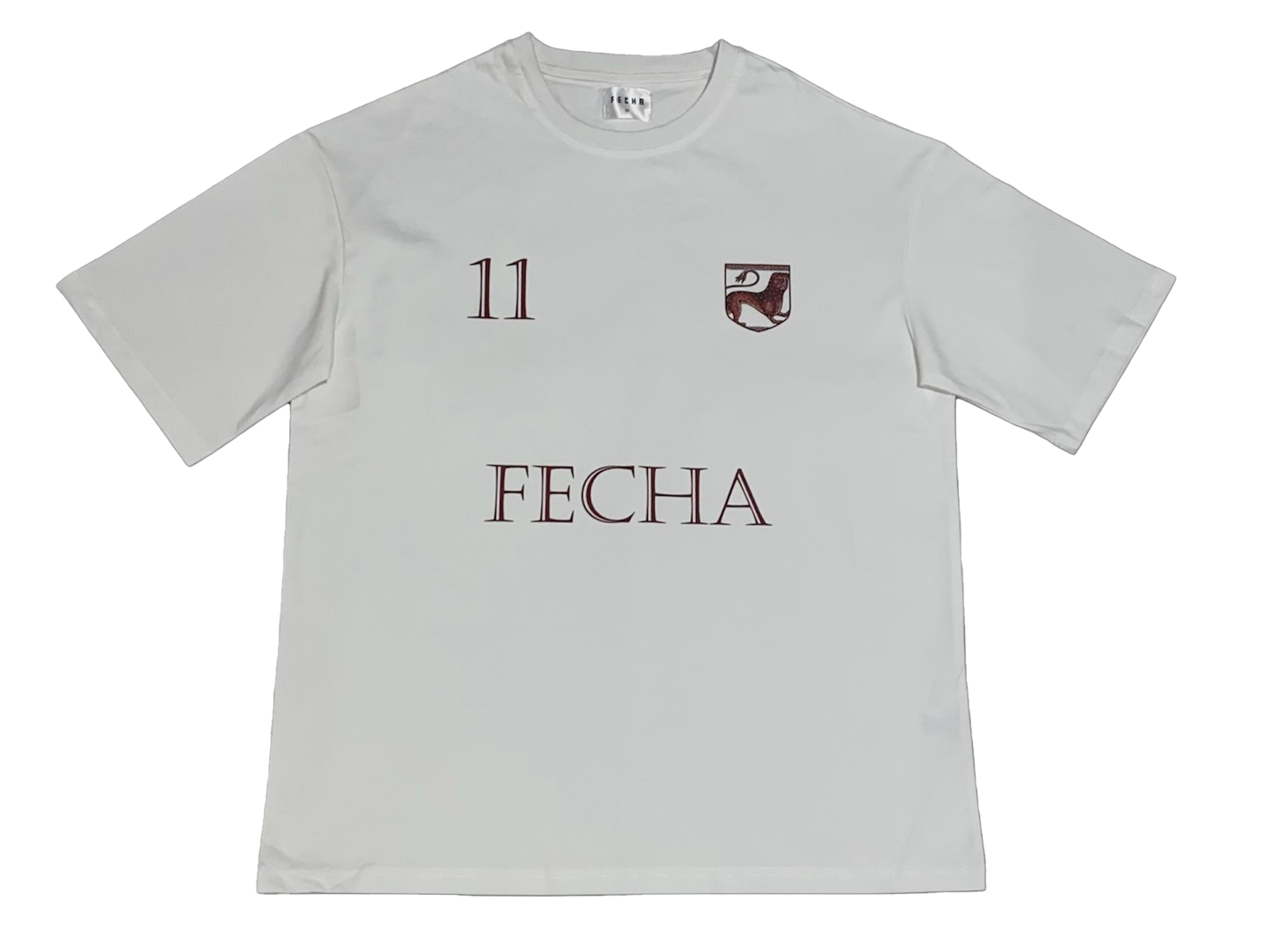 FECHA 11 WHITE TEE WITH PRINT
